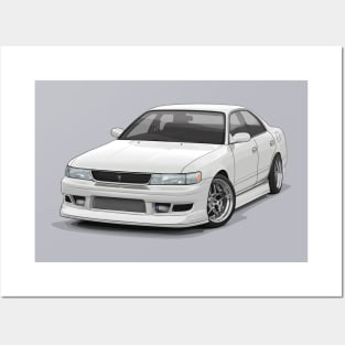 Chaser JZX90 illustration Posters and Art